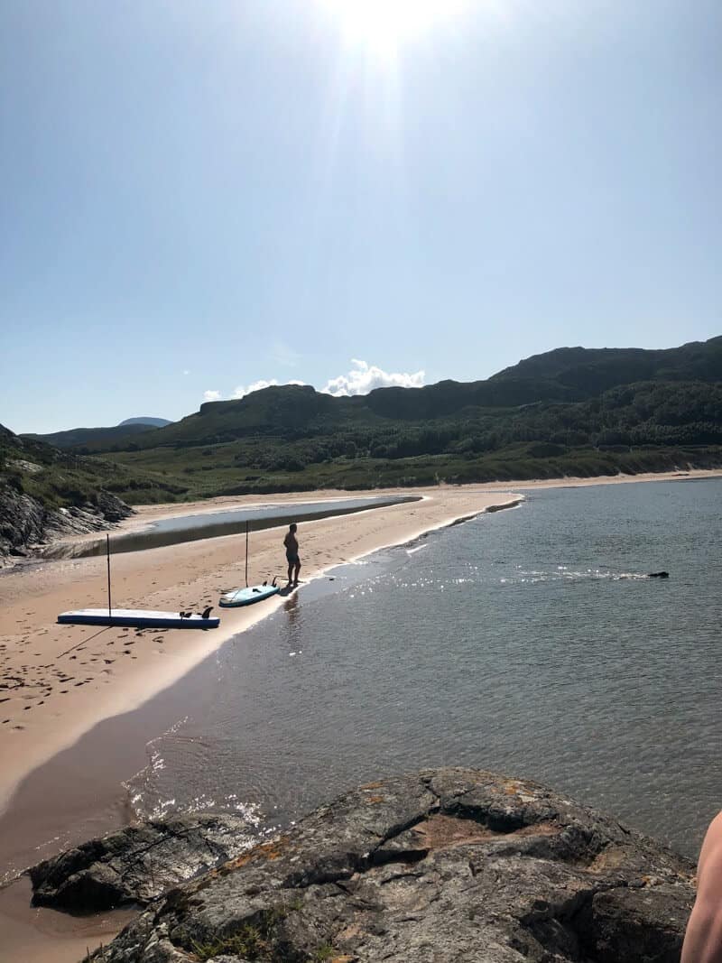 Paddle Boarding on a sunny day - The Coach House Inverness